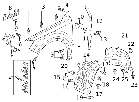 Fender & Components for 2022 Audi SQ7 #0
