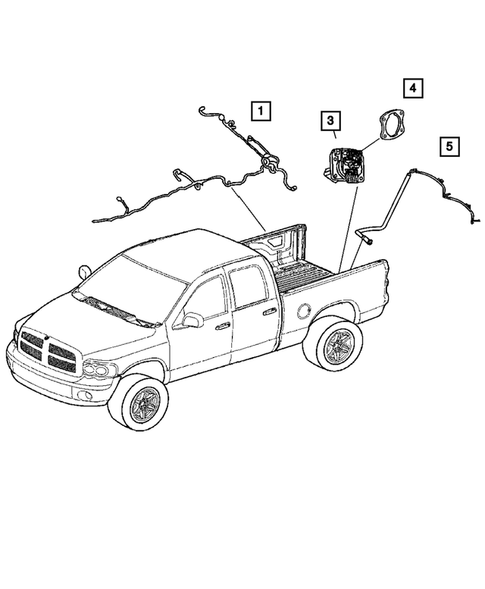 Wiring-Body & Accessories for 2007 Dodge Ram 3500 #1