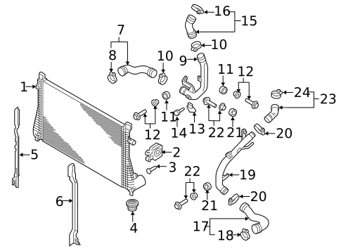 Intercooler for 2018 Audi TT Quattro #0