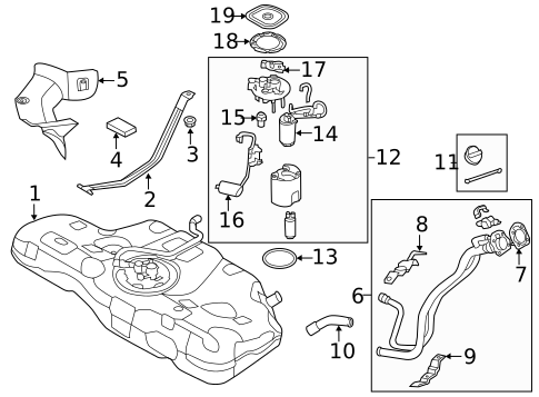 Emission Components for 2012 Hyundai Elantra #2