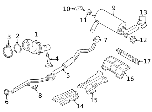 Exhaust Components for 2018 BMW 330i GT xDrive #0