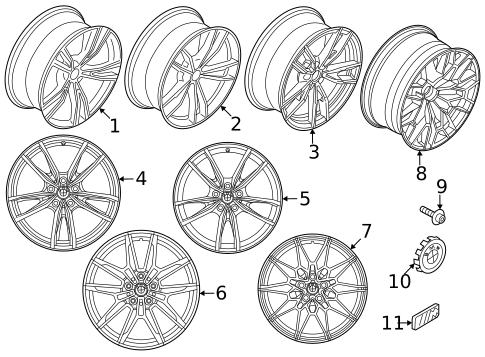Wheels for 2023 BMW 330e xDrive #0