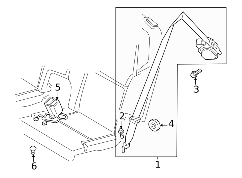 Seat Belt for 2019 Volvo XC90 #2