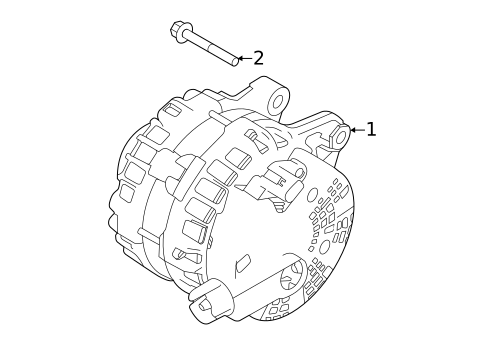 Alternator for 2021 Land Rover Range Rover Evoque #1