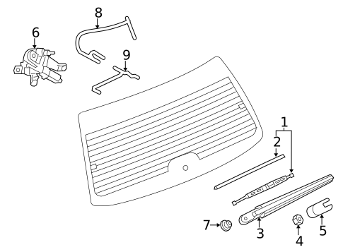 Wiper & Washer Components for 2015 Chevrolet Captiva Sport #1