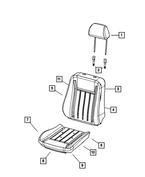 Front Seats - First Row for 2010 Chrysler 300 #6