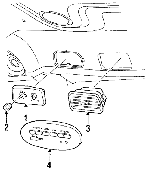 Controls for 2003 Ford Windstar #0