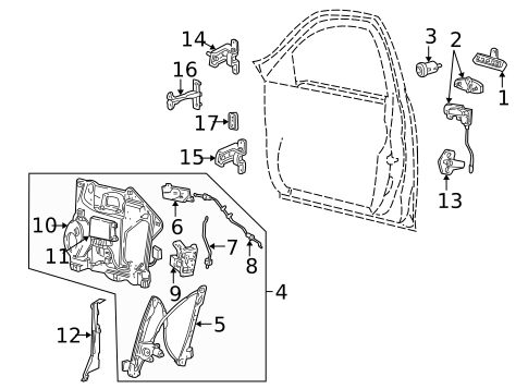 Front Door for 2002 Lincoln LS #0