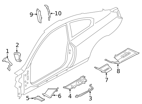 Inner Components for 2014 BMW M6 #0
