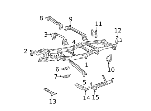Frame & Components for 1998 Ford F-250 #0