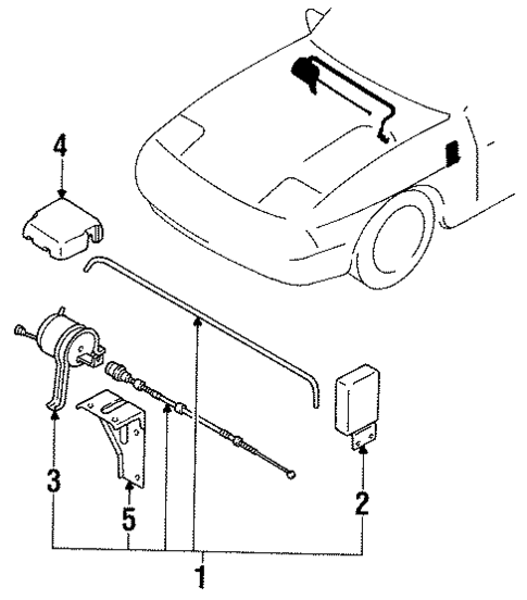 Cruise Control for 1991 Mazda RX-7 #0