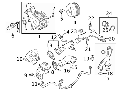 Radiator & Components for 2014 Land Rover Range Rover Sport #4