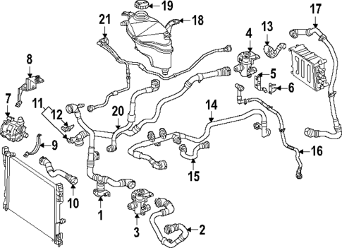 Hoses & Lines for 2022 Mercedes-Benz EQS 580 #0