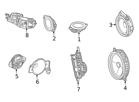 Sound System for 2023 Lexus LX600 #1