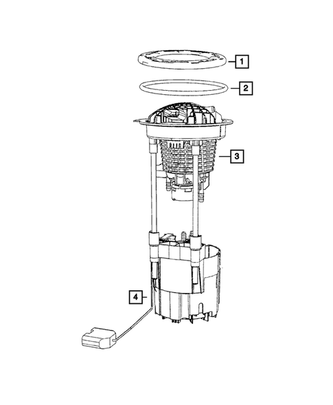 Fuel Pump and Sending Unit for 2011 Ram 3500 #5