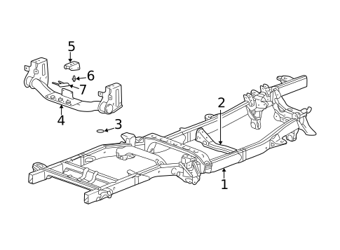 Frame & Components for 2003 Dodge Ram 3500 #1