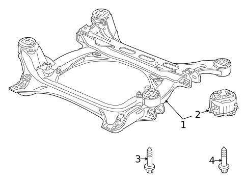 Suspension Mounting for 2013 Audi Q7 #1