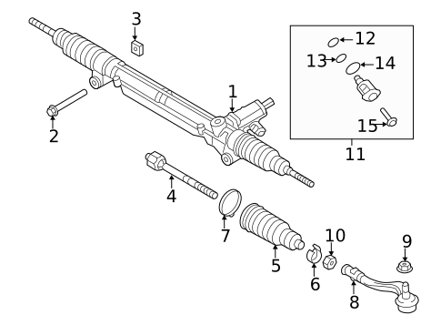 Steering Gear & Linkage for 2009 Audi A4 Quattro #0
