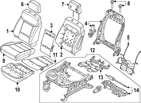 Heated Seats for 2024 Ford F-250 Super Duty #1