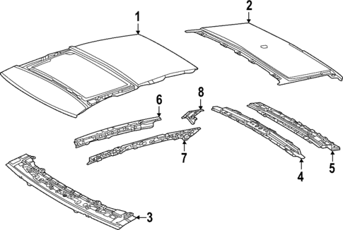 Roof & Components for 2024 Lexus NX350h #2