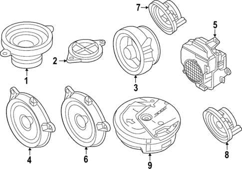 Antenna & Radio for 2023 Mazda CX-50 #1