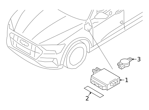 Electrical Components for 2019 Audi Q3 #6