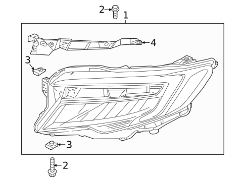 Headlamp Components for 2020 Honda Pilot #0