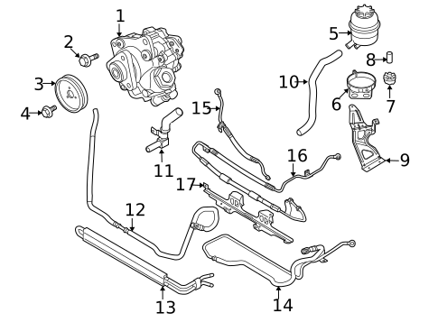 Pump & Hoses for 2013 BMW M3 #0