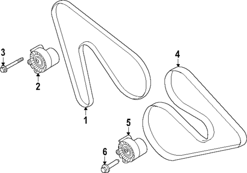 Belts & Pulleys for 2024 Ford Transit-350 #1