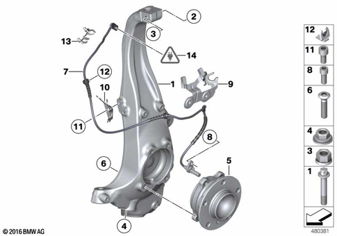 Front Axle Suspension for 2013 BMW BMW ALPINA B7L #2