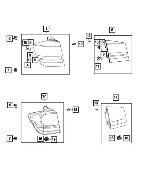 Lamps-Interior and Exterior for 2018 Dodge Journey #1