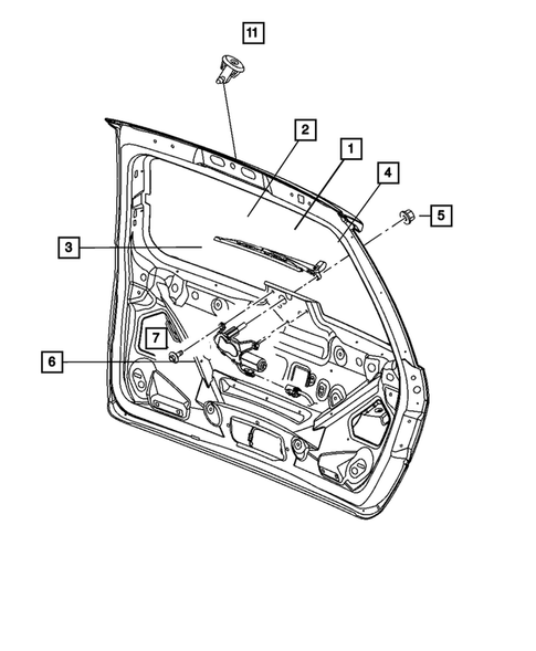 Rear Wiper and Washer System for 2007 Chrysler Pacifica #0