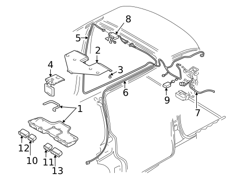 Switches, Solenoids & Actuators for 2002 Pontiac Montana #0