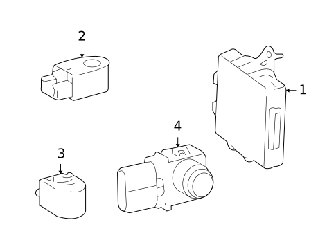 Parking Aid for 2011 Lexus LS460 #3