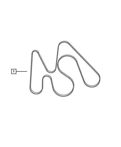 Drive Belts for 2011 Ram 3500 #1