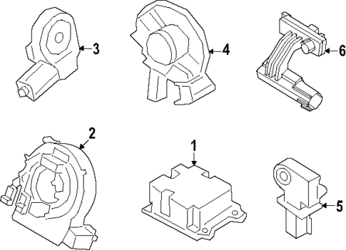 Air Bag Components for 2025 Lincoln Navigator #1