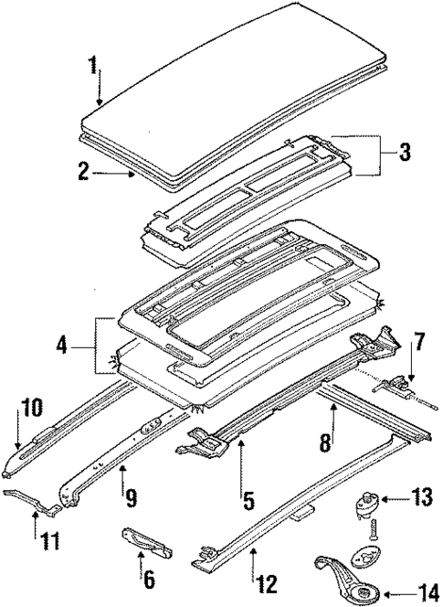 Sunroof for 1985 Volkswagen Scirocco #0