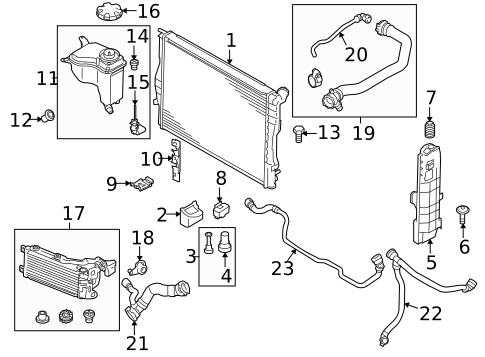 Radiator & Components for 2009 BMW 335d #0