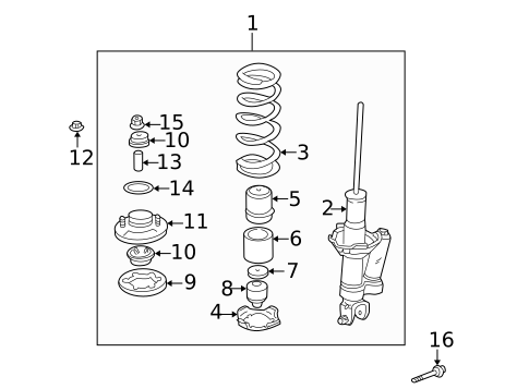 Struts & Components for 2000 Honda S2000 #0