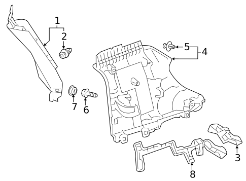 Interior Trim - Pillars for 2013 Scion iQ #1