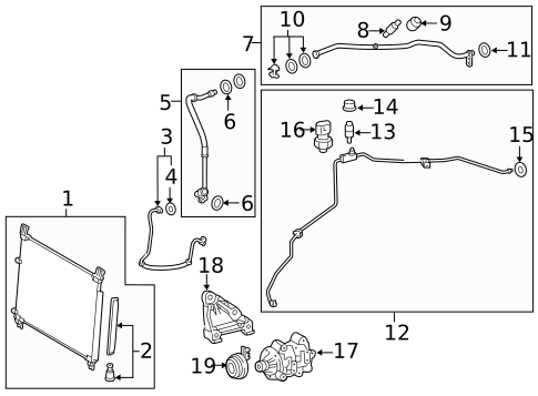 Switches & Sensors for 2019 Lexus RX350 #1