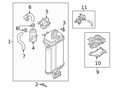Emission Components for 2021 Audi TTS Quattro #0