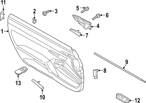 Interior Trim - Door for 2022 Porsche 911 #0