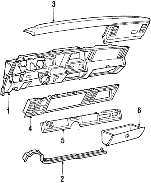 Instrument Panel for 1988 Chrysler LeBaron #0