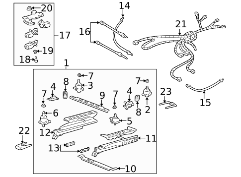 Tracks & Components for 2001 Chevrolet Impala #1