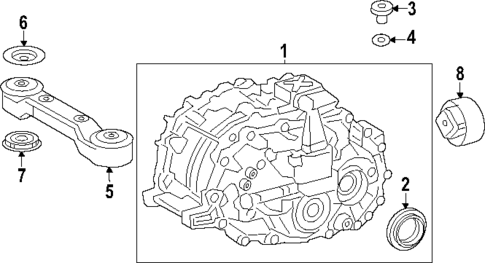 Axle & Differential for 2025 Lexus RX450h+ #0