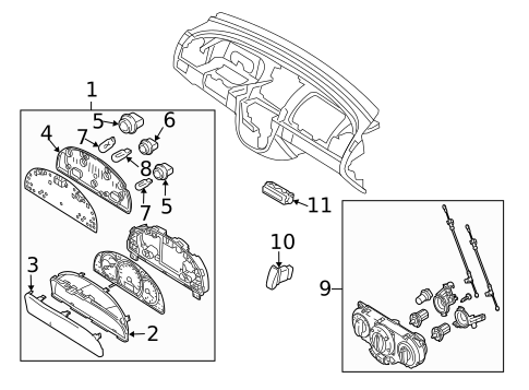 Switches for 2004 Suzuki Forenza #2