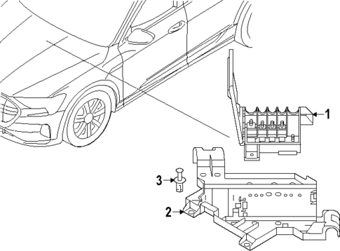 Fuse & Relay for 2025 Audi SQ8 e-tron Sportback #3