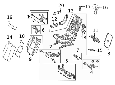Second Row Seats for 2021 Mercedes-Benz GLE350 #1