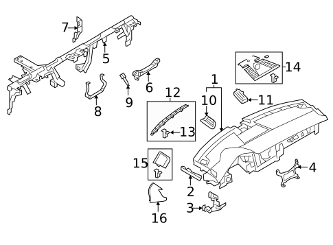Interior Trim - Pillars for 2012 Porsche Panamera #3